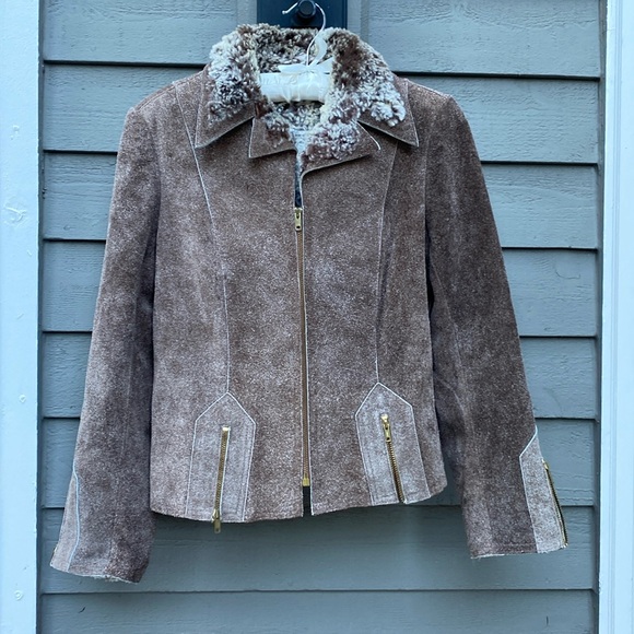 Vintage 70’s groovy suede leather jacket ❤️ This is the real deal! - Picture 3 of 17